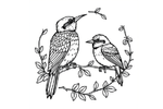Birds on Branch